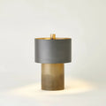 GLOBAL VIEWS, TORTOISE DRUM LAMP, TABLE LAMPS