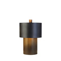 GLOBAL VIEWS, TORTOISE DRUM LAMP, TABLE LAMPS