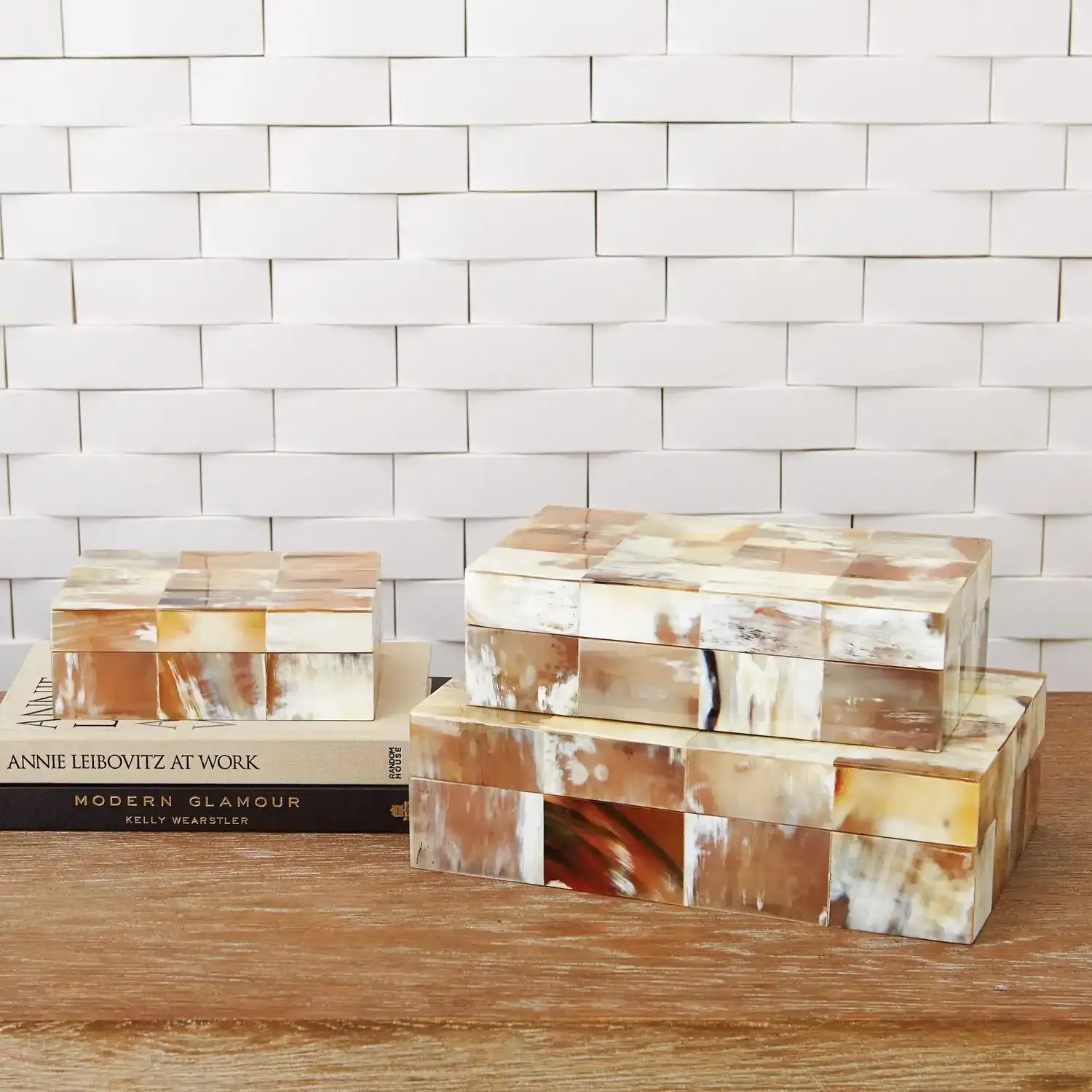 GLOBAL VIEWS SIERRA HORN BOX - Decorative Accents