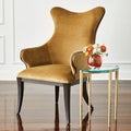 GLOBAL VIEWS PETITE OVAL ACCENT TABLE - Side