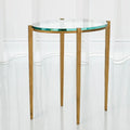 GLOBAL VIEWS PETITE OVAL ACCENT TABLE - Side