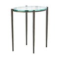 GLOBAL VIEWS PETITE OVAL ACCENT TABLE - Side