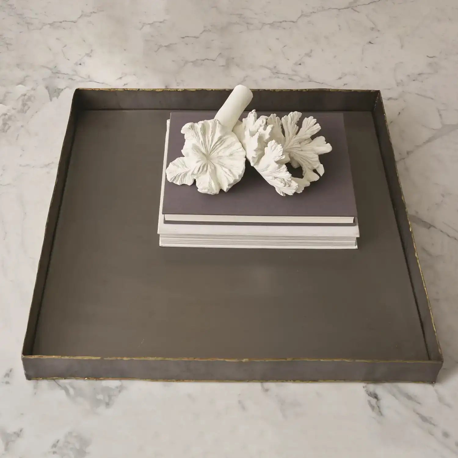 GLOBAL VIEWS LAFORGE OTTOMAN TRAY - Decorative Accents
