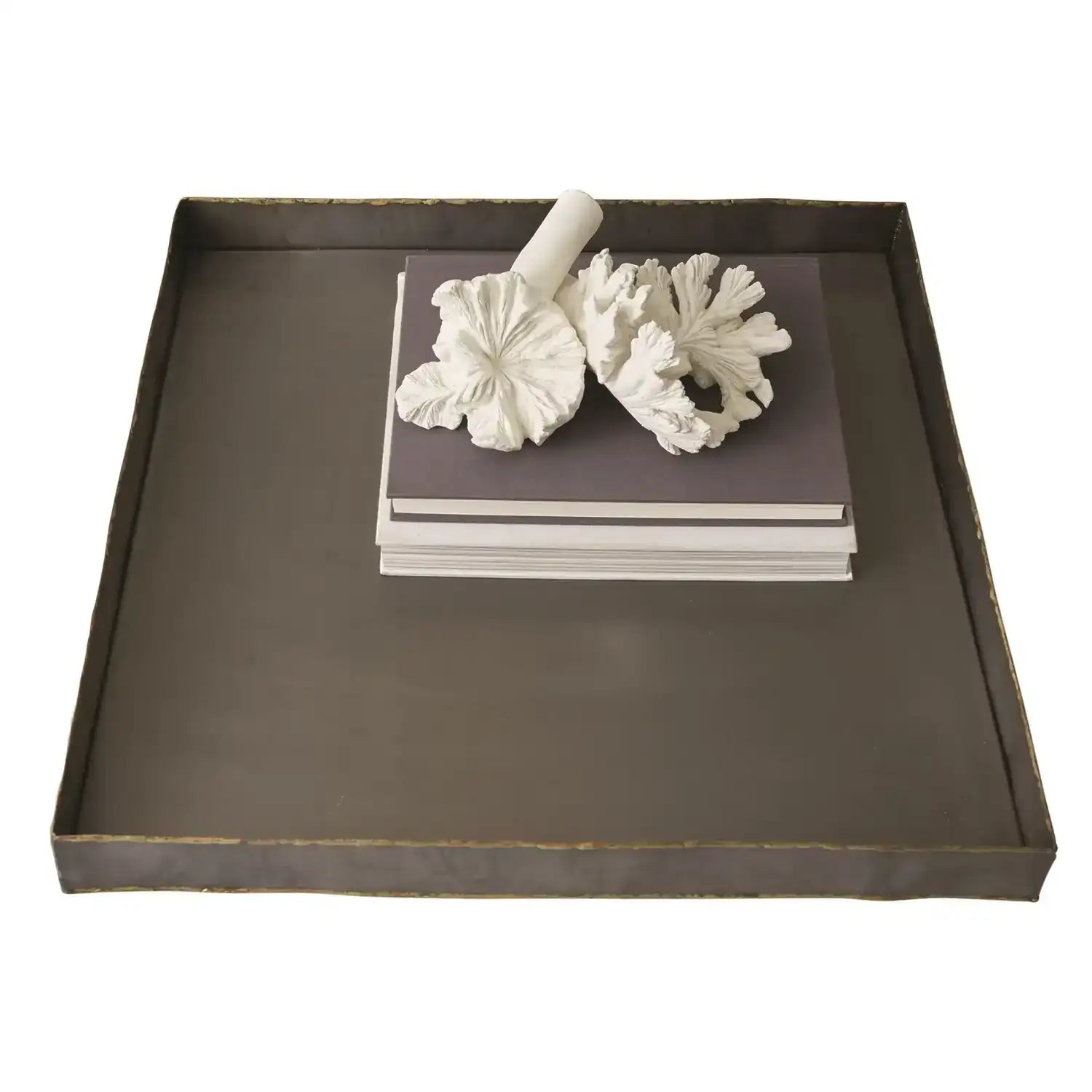 GLOBAL VIEWS LAFORGE OTTOMAN TRAY - Decorative Accents