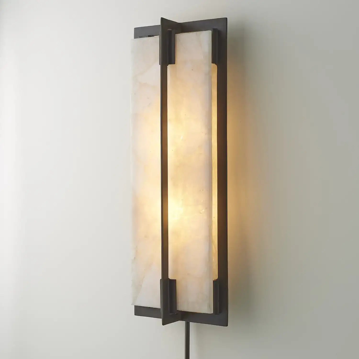 GLOBAL VIEWS, QUARTZ SCONCE, WALL SCONCES