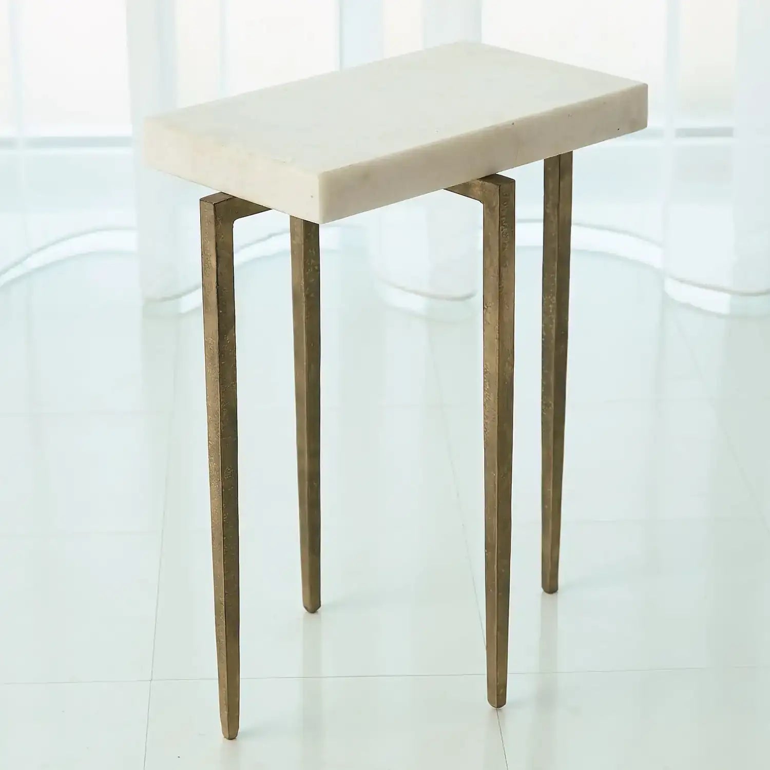 GLOBAL VIEWS LAFORGE ACCENT TABLE - Side
