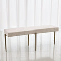 GLOBAL VIEWS LAFORGE BENCH - Benches, Ottoman, Stools