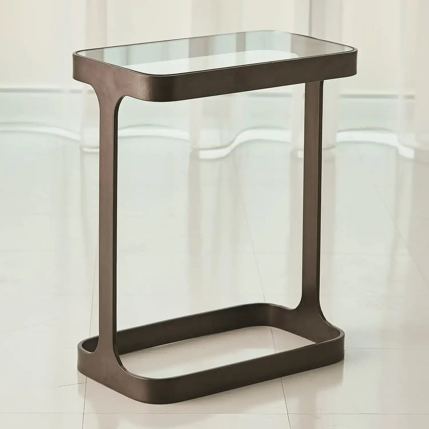GLOBAL VIEWS SADDLE TABLE - Side
