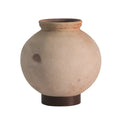 GLOBAL VIEWS DESERT WATER POT W/IRON BASE - Decorative Accents