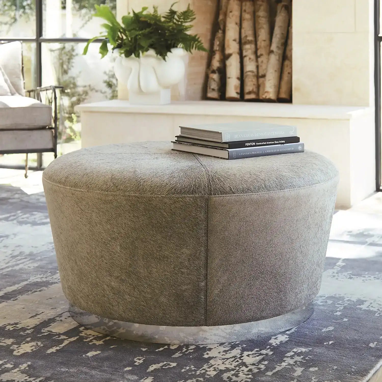 GLOBAL VIEWS TAPERED OTTOMAN - Benches, Ottoman, Stools