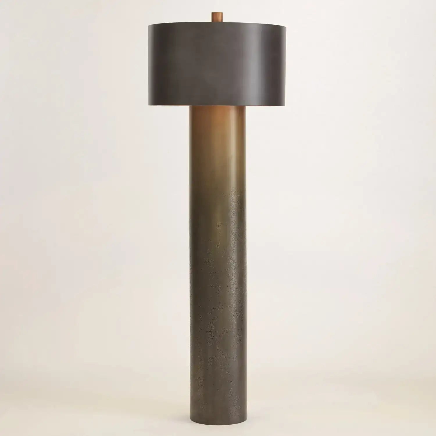 GLOBAL VIEWS, TORTOISE DRUM FLOOR LAMP, FLOOR LAMP