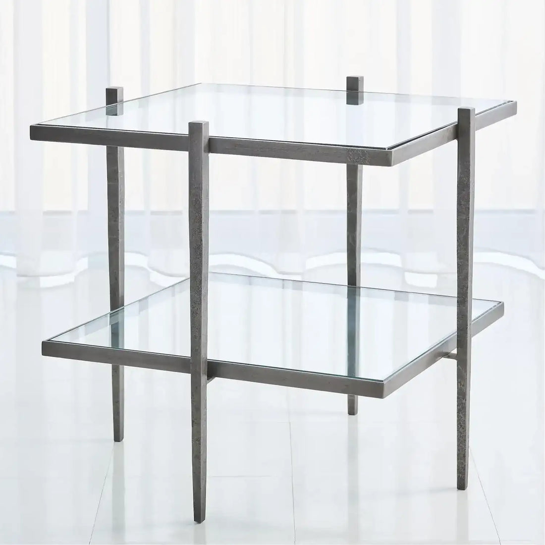 GLOBAL VIEWS LAFORGE END TABLE - Side