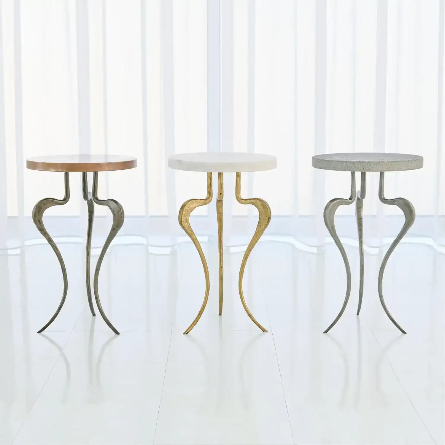 GLOBAL VIEWS SILHOUETTE ACCENT TABLE - Side
