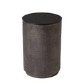 GLOBAL VIEWS HEMP ETCHED BARREL TABLE - Side