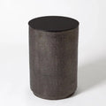 GLOBAL VIEWS HEMP ETCHED BARREL TABLE - Side