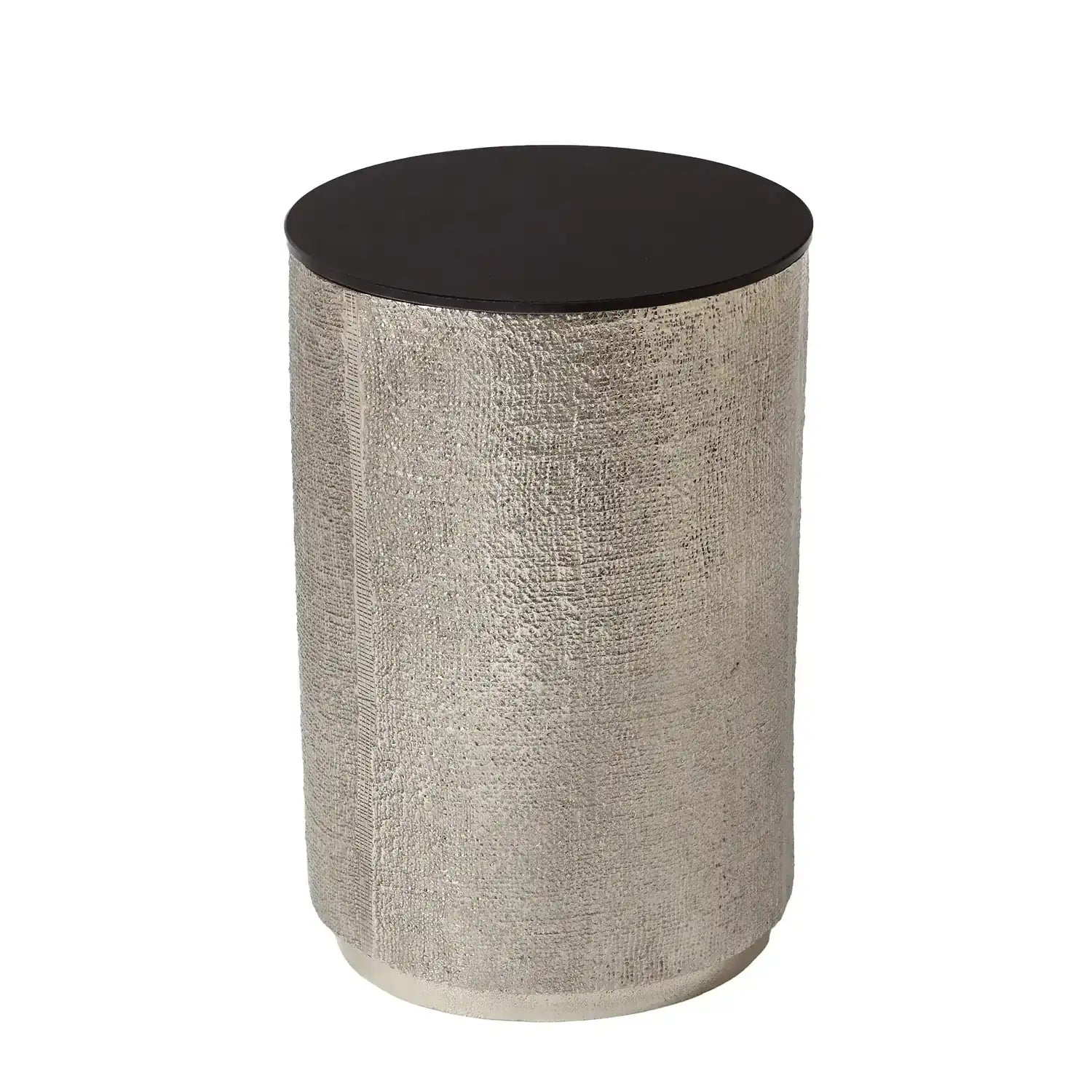 GLOBAL VIEWS HEMP ETCHED BARREL TABLE - Side