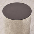 GLOBAL VIEWS HEMP ETCHED BARREL TABLE - Side