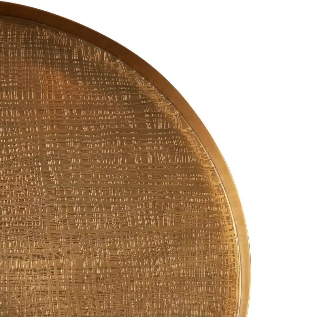 GLOBAL VIEWS PLAID ETCHED TRAY - Decorative Accents