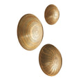 GLOBAL VIEWS S/3 SUN ETCHED WALL BOWLS - Decorative Accents