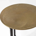 GLOBAL VIEWS CIRCLE ETCHED ACCENT TABLE - Side