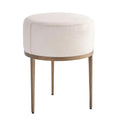 GLOBAL VIEWS URBAN STOOL W/IVORY HAIR - Bar Stools