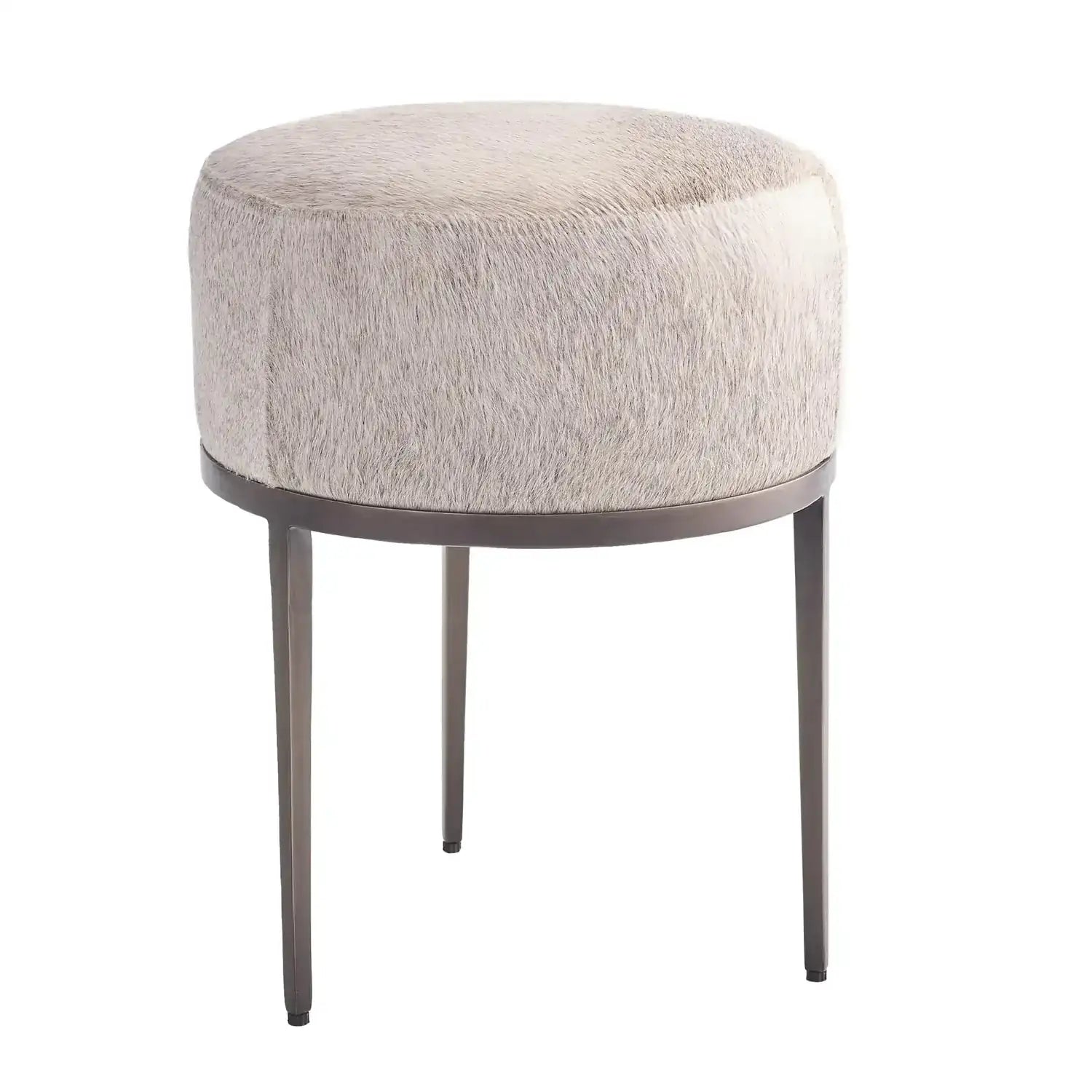GLOBAL VIEWS URBAN STOOL W/GREY HAIR - Bar Stools