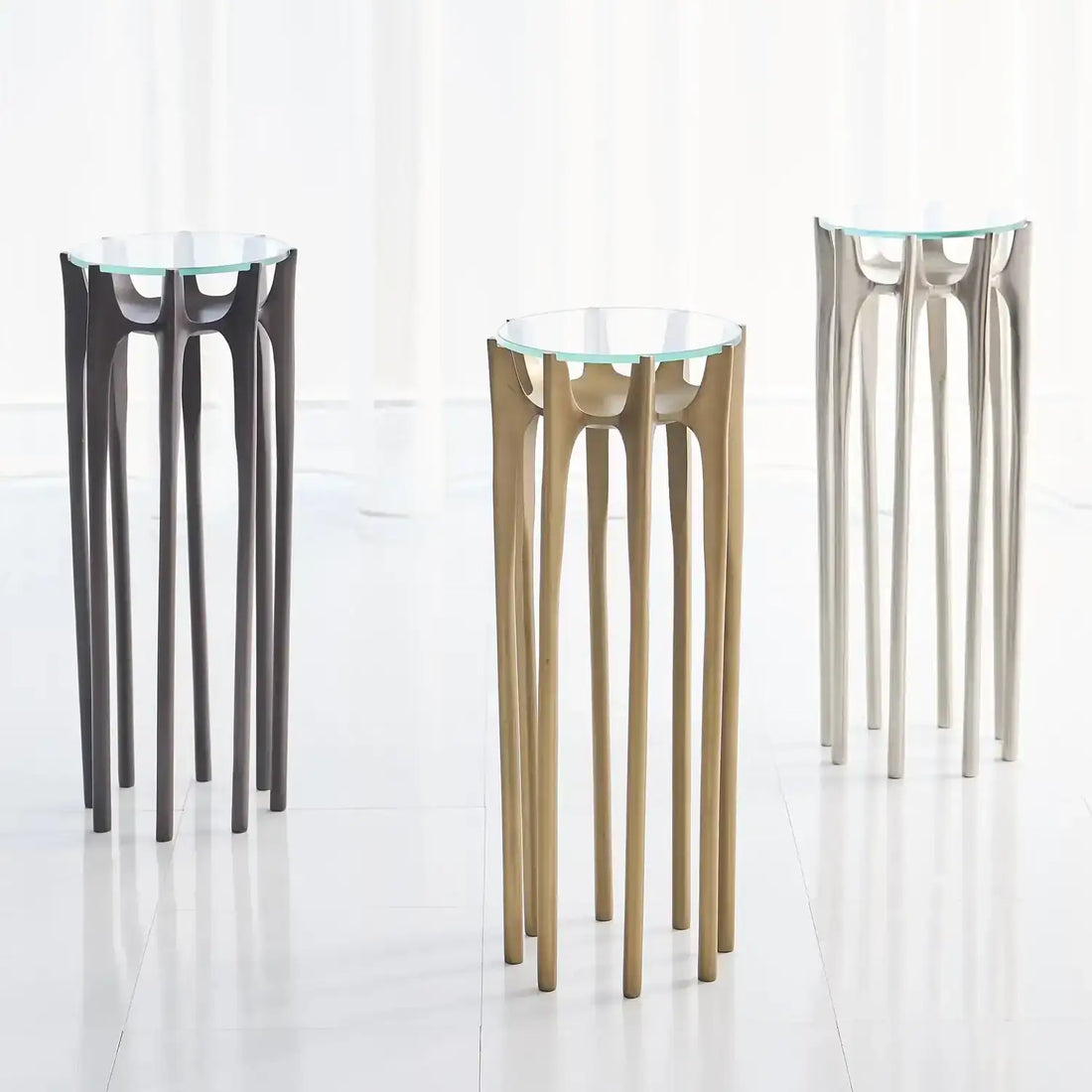 GLOBAL VIEWS AQUILO ACCENT TABLE - Side