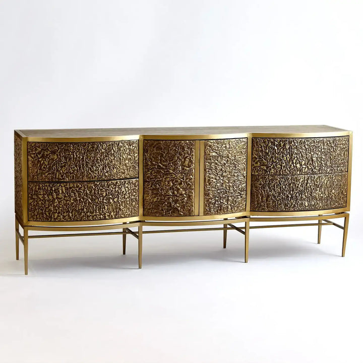 GLOBAL VIEWS CRINKLE LONG CABINET - Cabinets & Bar