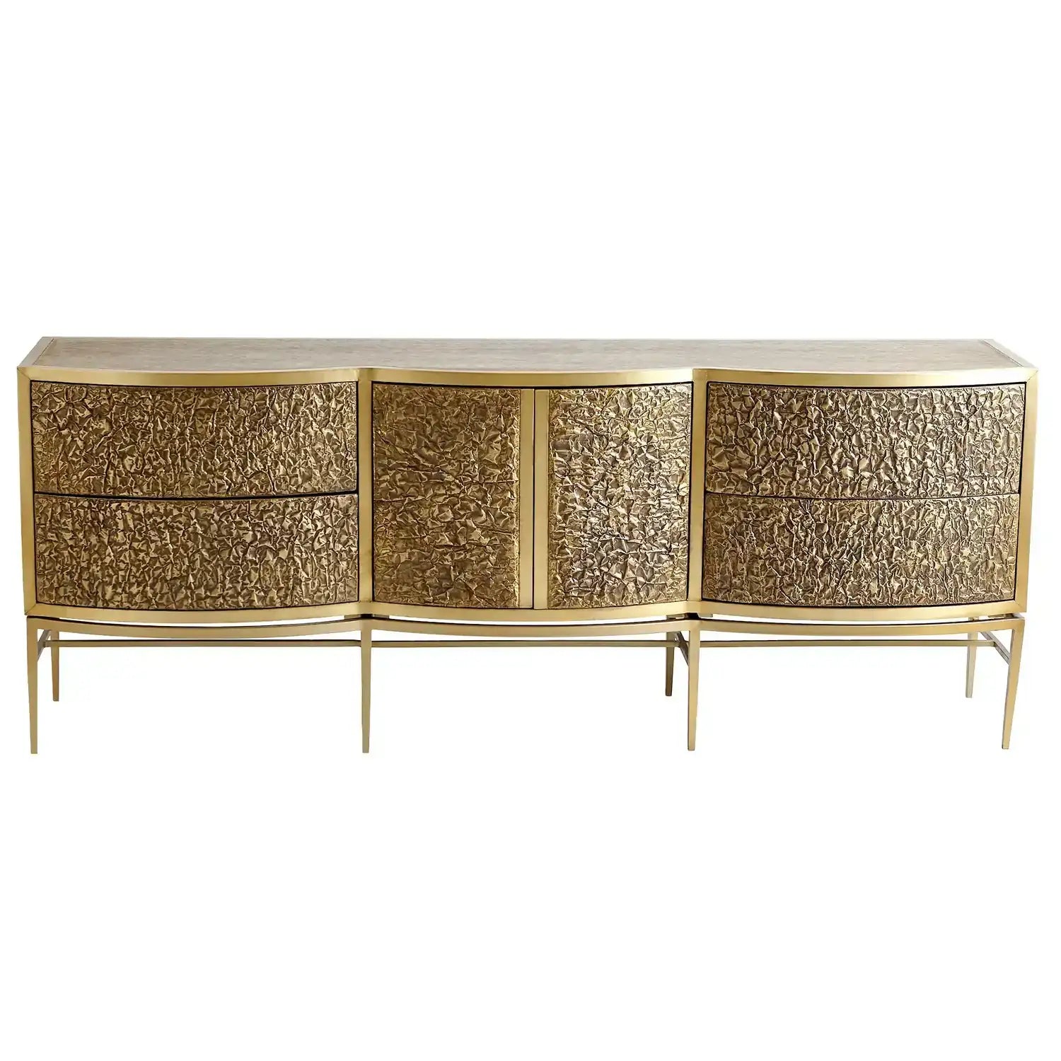 GLOBAL VIEWS CRINKLE LONG CABINET - Cabinets & Bar