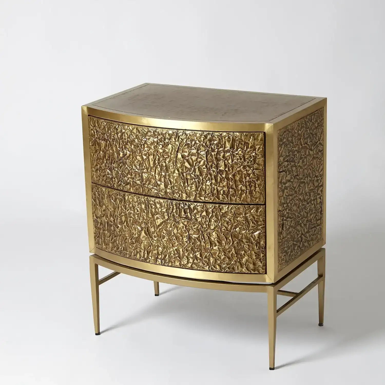 GLOBAL VIEWS CRINKLE BEDSIDE CHEST - Beds