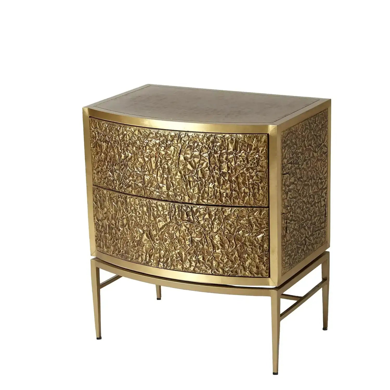 GLOBAL VIEWS CRINKLE BEDSIDE CHEST - Beds