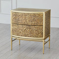 GLOBAL VIEWS CRINKLE BEDSIDE CHEST - Beds