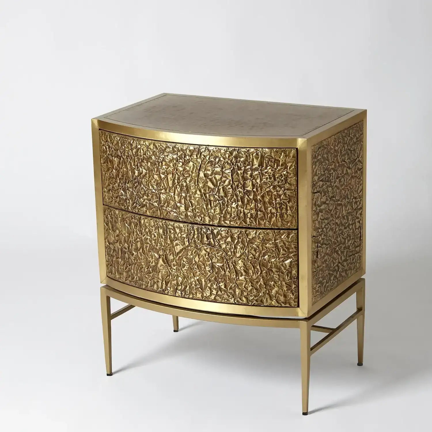 GLOBAL VIEWS CRINKLE BEDSIDE CHEST - Beds