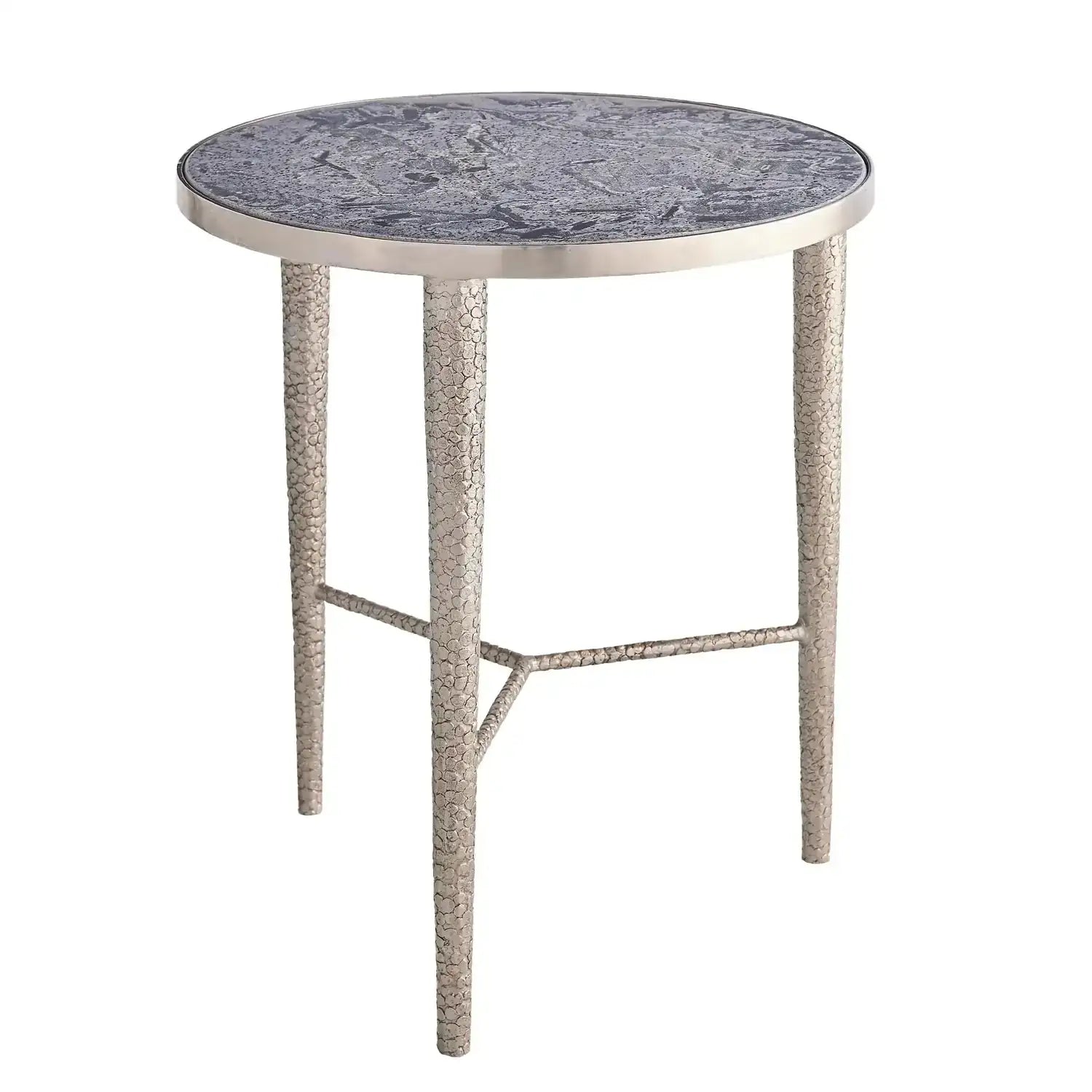 GLOBAL VIEWS HAMMERED END TABLE - Side