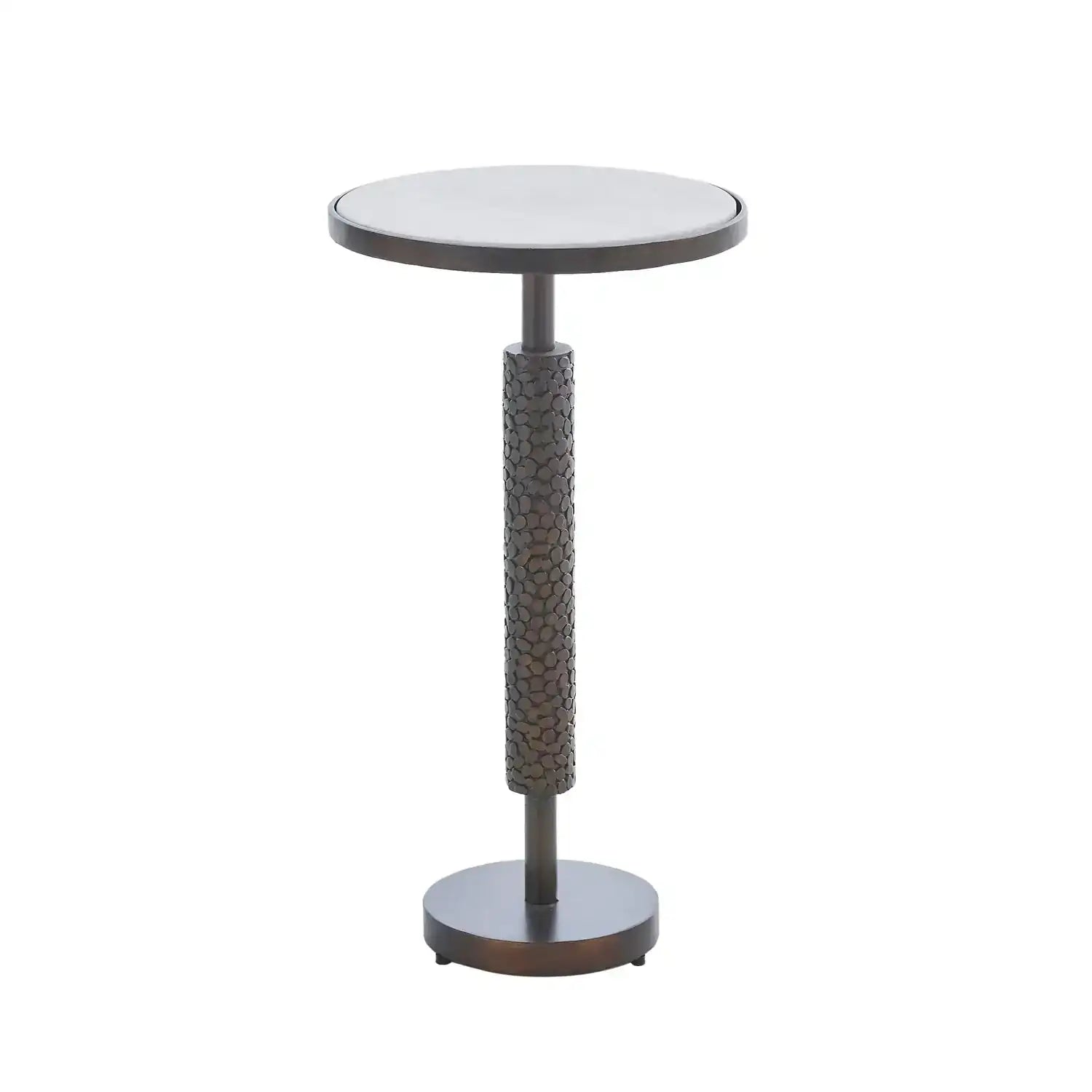 GLOBAL VIEWS HAMMERED MARTINI TABLE - Side