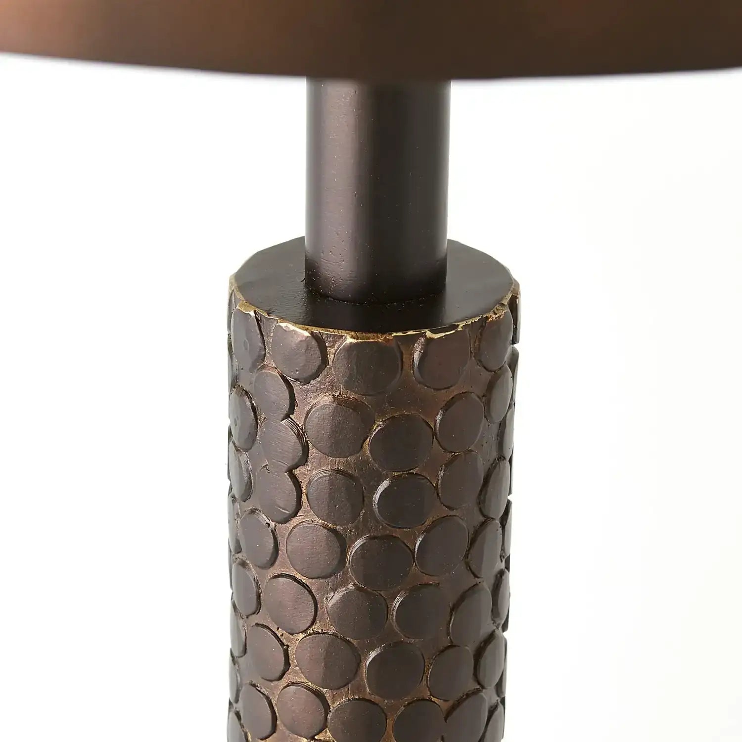 GLOBAL VIEWS HAMMERED MARTINI TABLE - Side