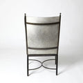 GLOBAL VIEWS IRON WING CHAIR W/GREY HAIR - Lounge