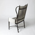 GLOBAL VIEWS IRON WING CHAIR W/GREY HAIR - Lounge