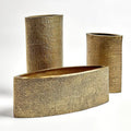 GLOBAL VIEWS HEMP ETCHED VASE - Decorative Accents