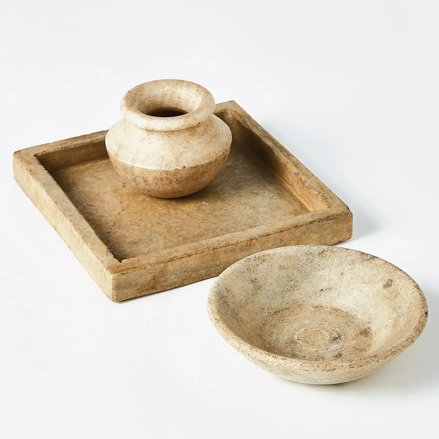 GLOBAL VIEWS MARBLE TRAY - Decorative Accents