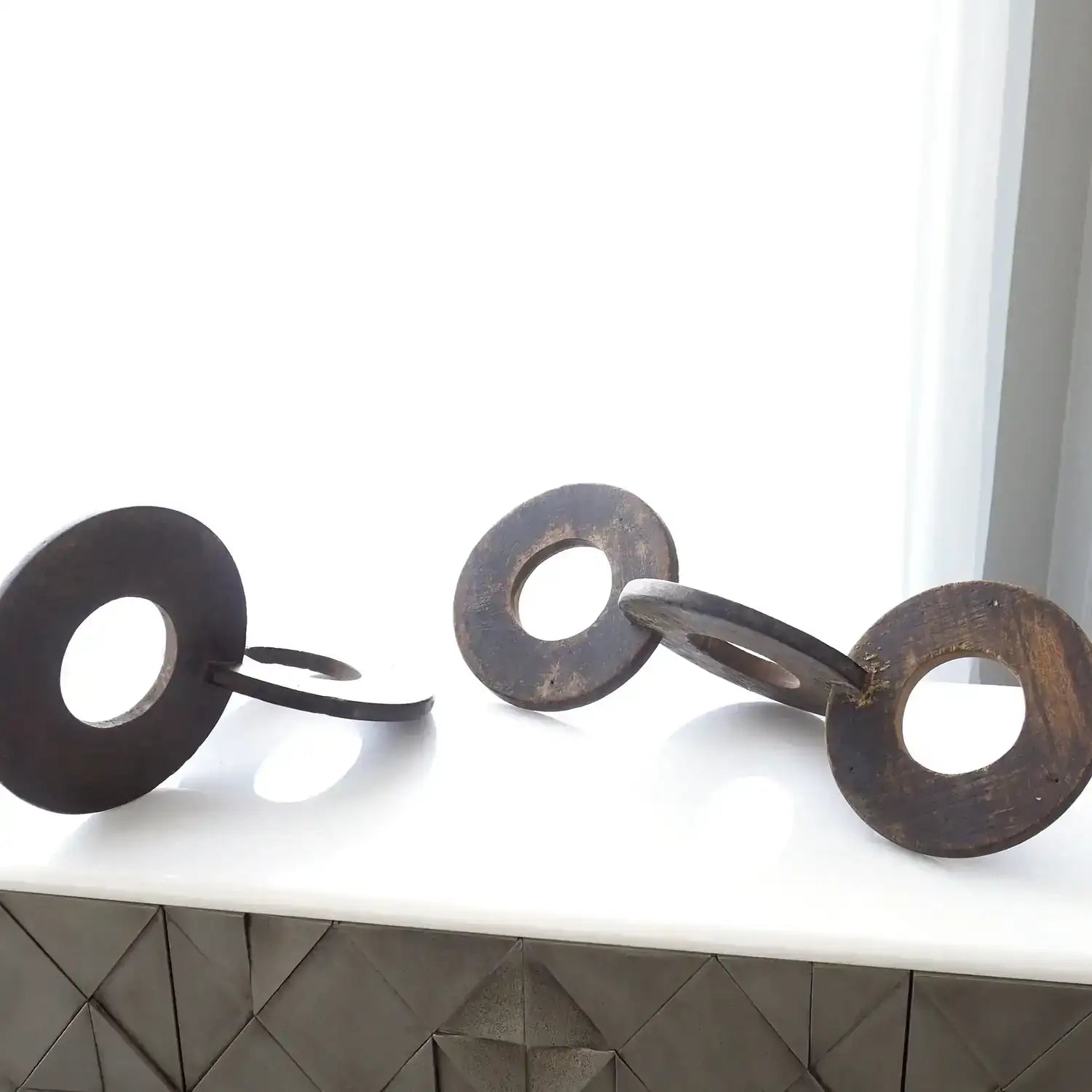 GLOBAL VIEWS DOUBLE CHAPATI MARKER - Decorative Accents