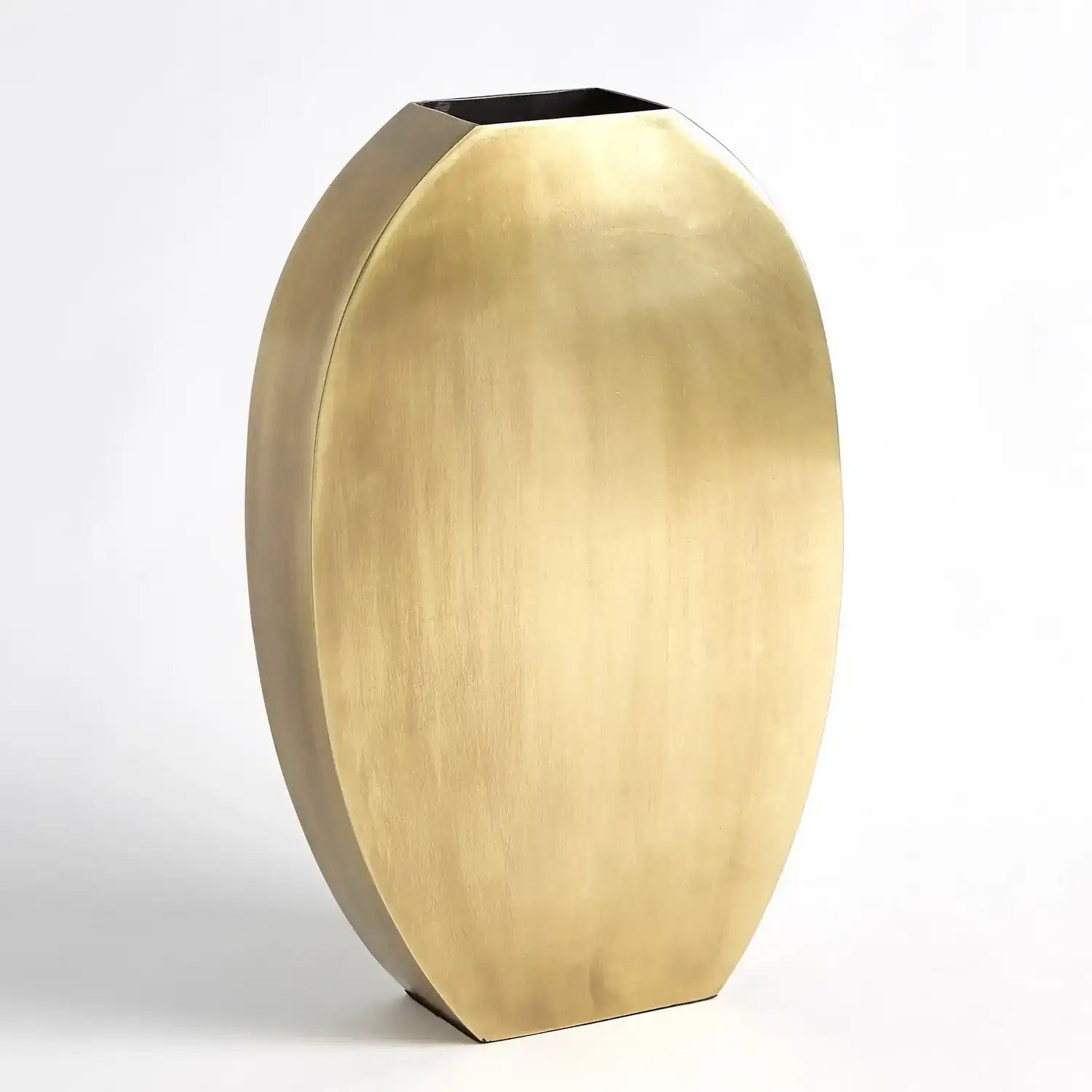 GLOBAL VIEWS SQUARED OVAL VASE - Decorative Accents