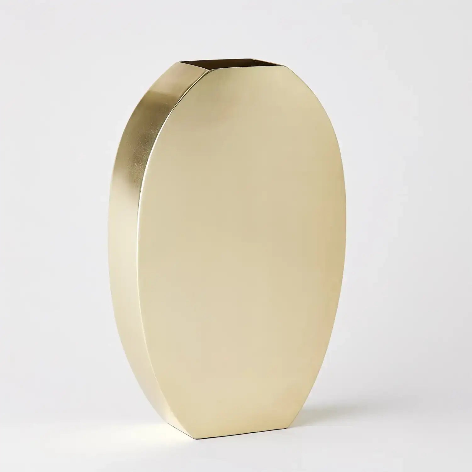 GLOBAL VIEWS SQUARED OVAL VASE - Decorative Accents