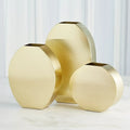 GLOBAL VIEWS SQUARED OVAL VASE - Decorative Accents