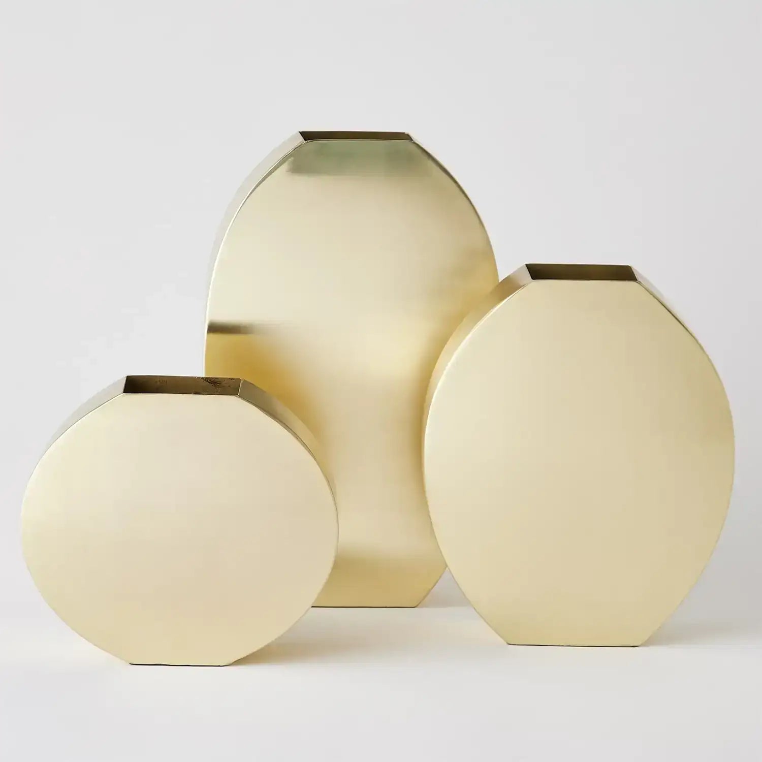 GLOBAL VIEWS SQUARED OVAL VASE - Decorative Accents