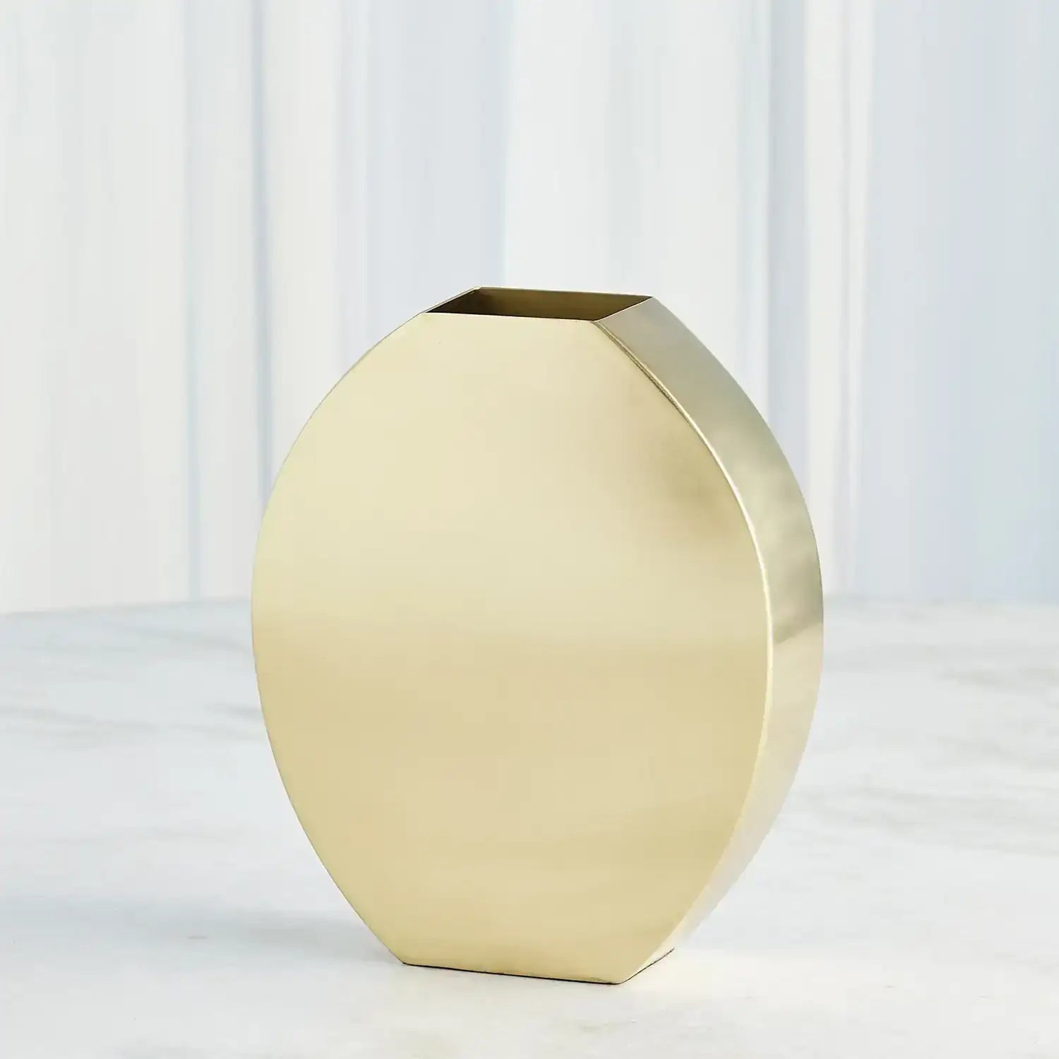 GLOBAL VIEWS SQUARED OVAL VASE - Decorative Accents