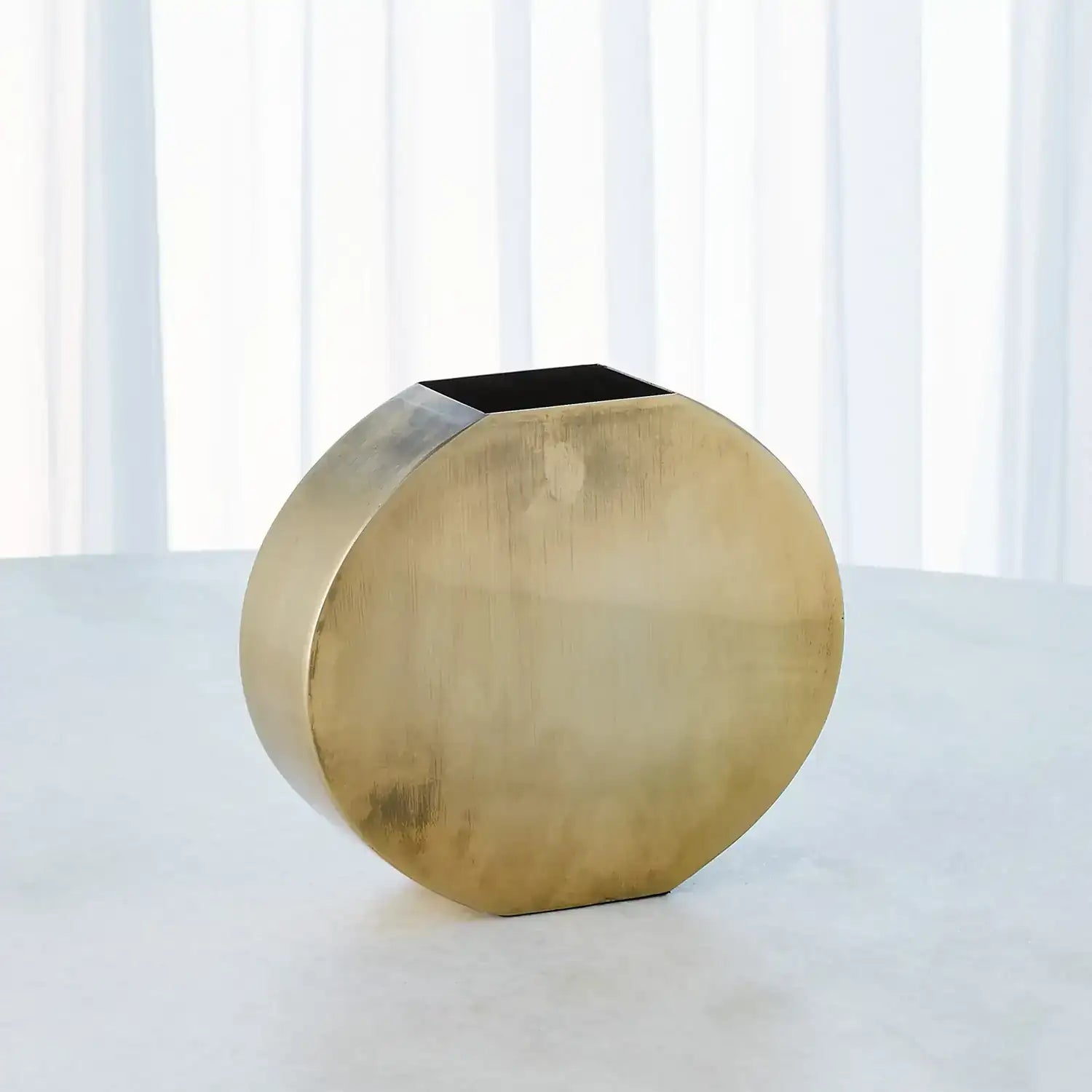 GLOBAL VIEWS SQUARED OVAL VASE - Decorative Accents