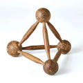 GLOBAL VIEWS ROLLER PIN/WOODEN BALL PYRAMID - Decorative Accents