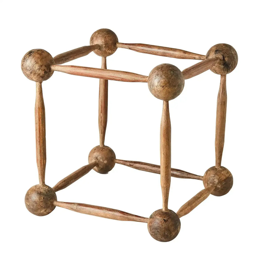 GLOBAL VIEWS ROLLER PIN/WOODEN BALL CUBE - Decorative Accents