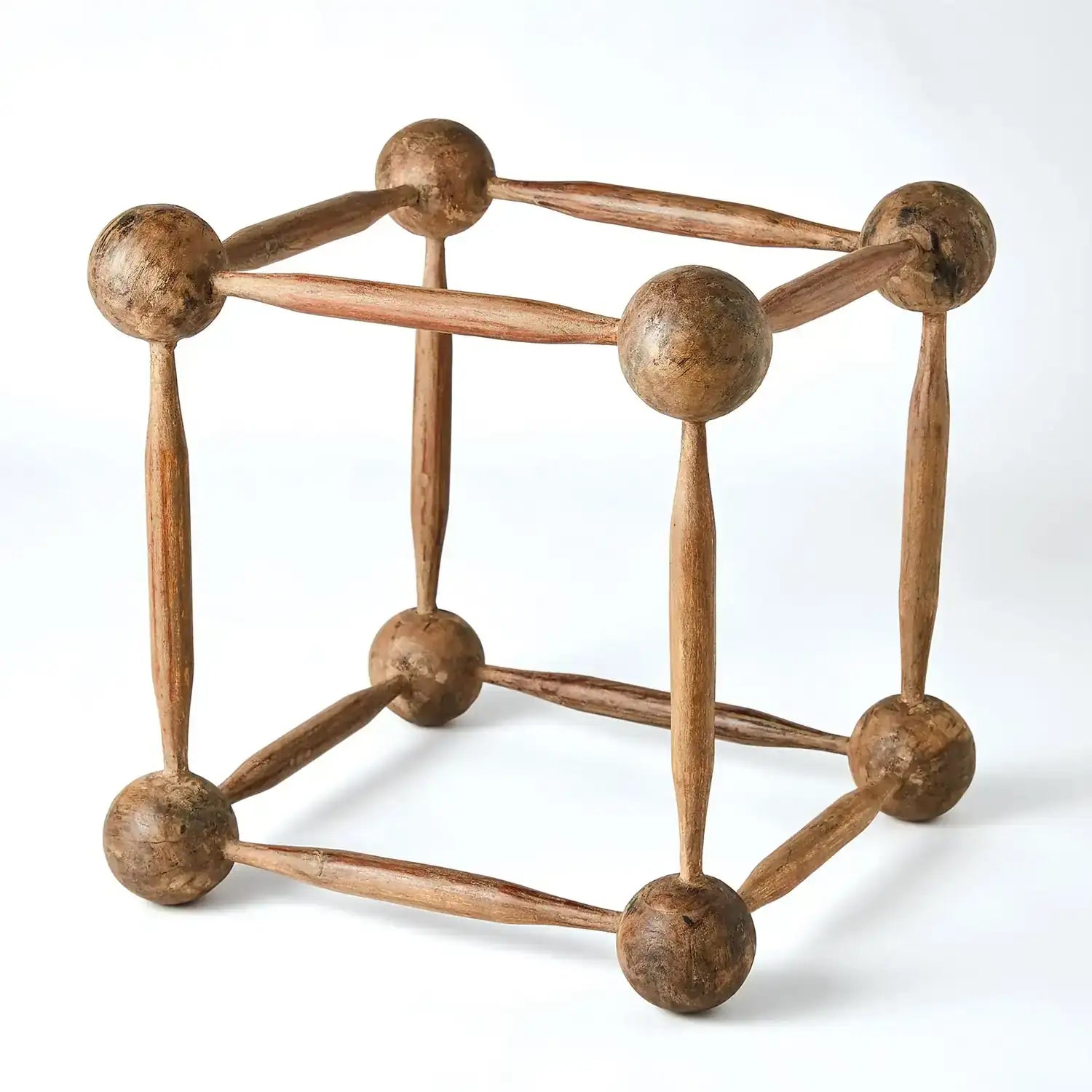 GLOBAL VIEWS ROLLER PIN/WOODEN BALL CUBE - Decorative Accents